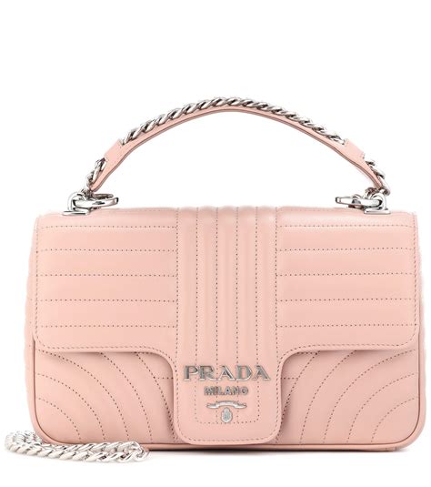 prada diagramme rosa|Medium Leather Prada Diagramme Bag.